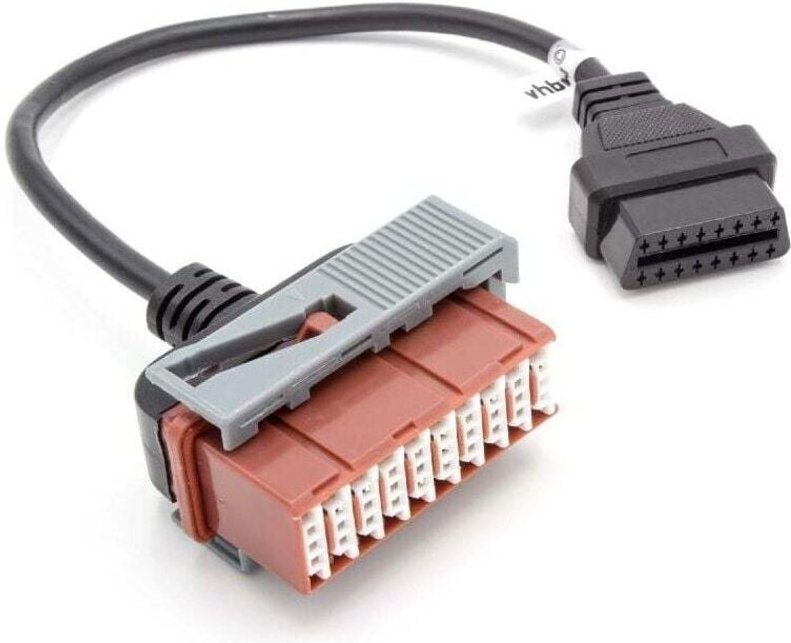 Thumbnail - Ahlsen - OBD2 – 30-Pin-auf-16-Pin-Adapterkabel für OBD-Diagnosegerät, geeignet für ältere Modelle von Peugeot, Citroen, ...