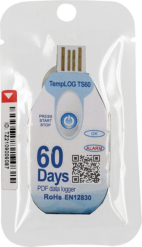 TFA - Dostmann 31.1062.02 TempLOG Temperatur-Datenlogger Messgröße Temperatur -30 bis 60 °c Ei