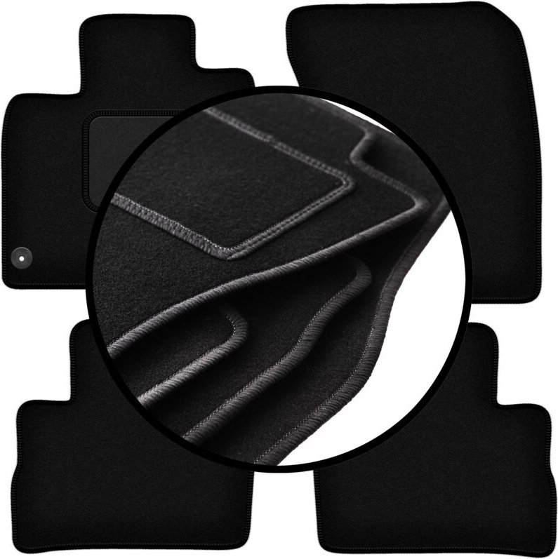 Komplettset Veloursmatten für: Nissan Qashqai III mHEV SUV (2021-)