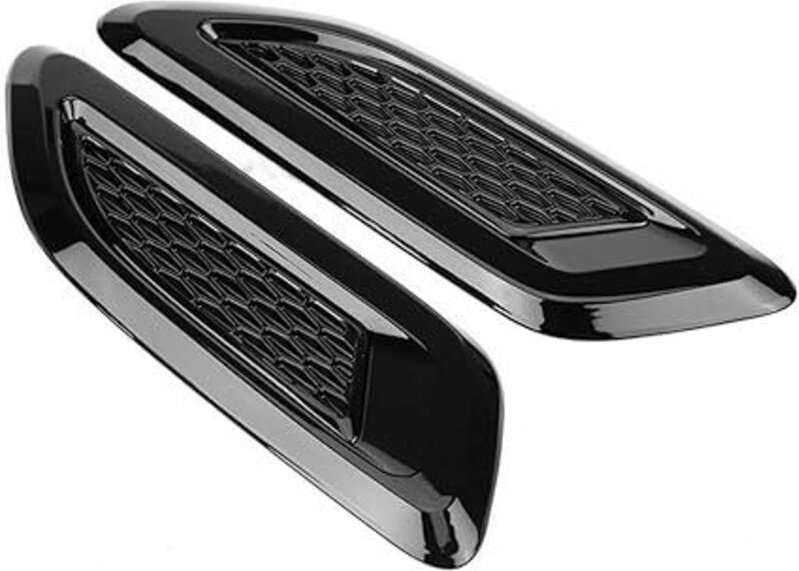 Lüftungsschlitzverkleidung, Kohlefaser-Autoauslassflügelverkleidung, universeller dekorativer Lüftungsschlitzflügel für ...