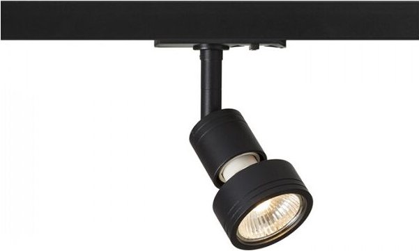 Rendl Light - purina Scheinwerfer-Reflektor für einphasige Schiene Schwarz 230V GU10 50W