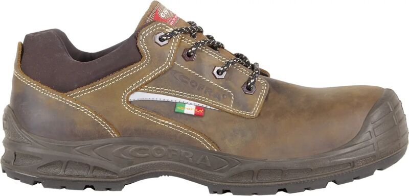 Sicherheitsschuhe niedrig GRENOBLE BRAUN UK S3 SR - Taupe/Braun 44