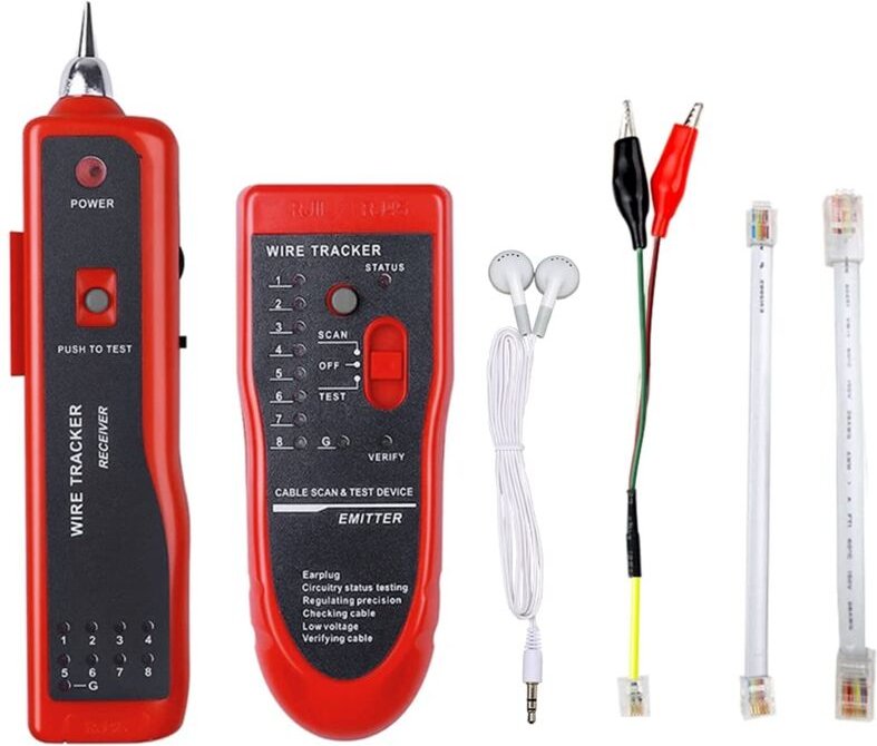 Spannungstester und -detektor, Kabel-Tracker, Ethernet-LAN-Netzwerkfinder, Multifunktions-Toner-Tracer, Durchgangsprüfer...