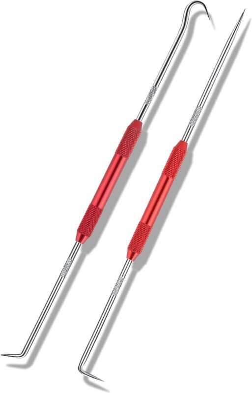 Thumbnail - 2-teiliges Hakenwerkzeug- und Pick-Set aus Karbonstahl, universelles O-Ring-Pick-Set mit Doppelend-Pick und Haken, Hilfs...
