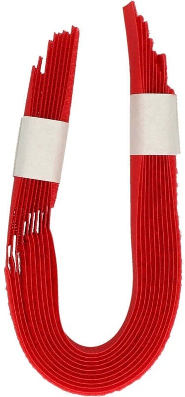 Beinband mit klettverschluss rot