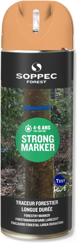 Spraydose - Forstmarkierer SOPPEC langlebig nicht fluoreszierend Gämse 4-6 Jahre strong marker - 131708