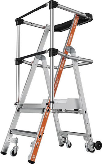 Tubesca Comabi - Stehleiter 2 Stufen - Maximale Arbeitshöhel 2,48m - 2274112