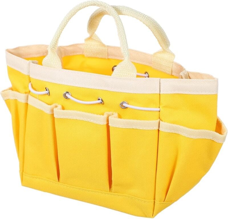 Thumbnail - Canvas-Aufbewahrungstasche Tragetaschen Werkzeug-Organizer-Tasche Canvas-Aufbewahrungstasche Gartentaschen für Werkzeuge...