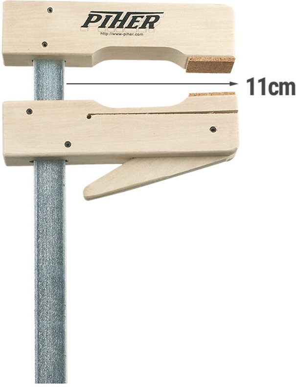 Schnellzwinge aus Holz Spannweite: 60 cm