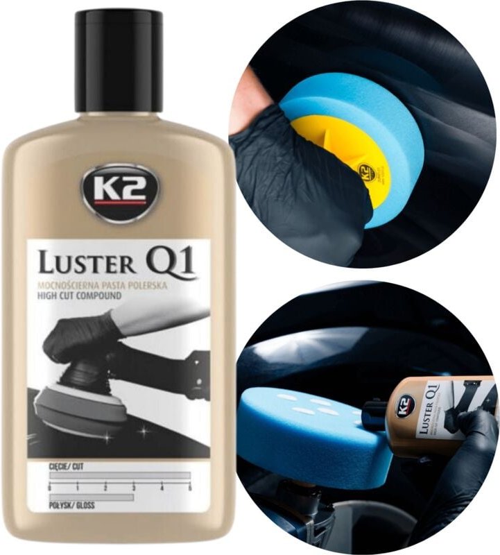 Polierpaste zum Polieren von Autolack K2 LUSTER Q1 250 g weiß