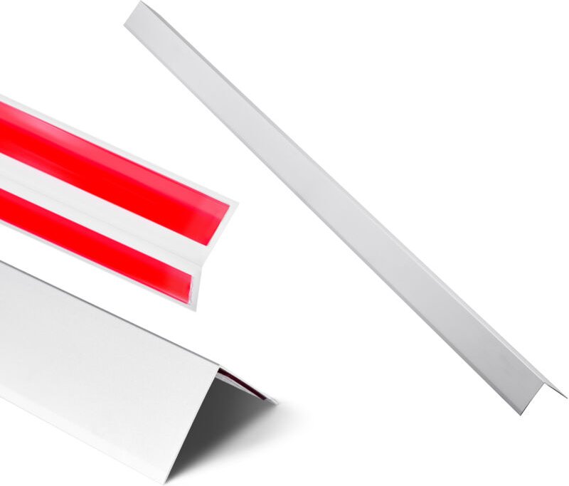 Mophorn Kantenschutz aus Aluminiumlegierung, 50x50x1217 mm, 12er-Pack Eckschutz im 90-Grad-Winkel in L-Form, inklusive 3...