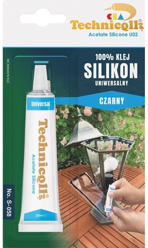 Universal Silikonkleber Schwarz 20ml - Tq S-058