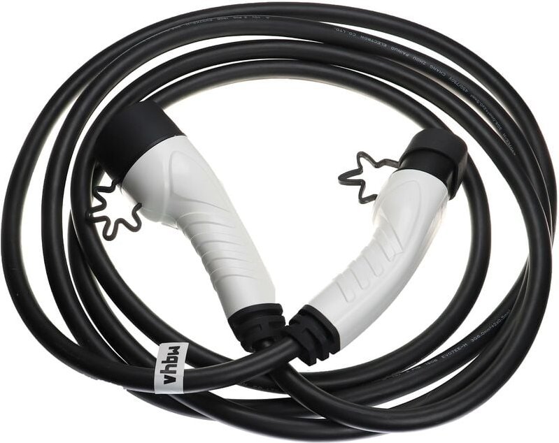 Thumbnail - Vhbw - Ladekabel Typ 2 zu Typ 2 kompatibel mit Nissan Ariya, Juke Hybrid, Leaf Elektroauto, 1-phasig, 32 a, 7 kW, 5 m