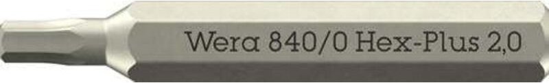 Thumbnail - 840 Micro Sechskant-Bit 2.0 mm 1 St. - Wera