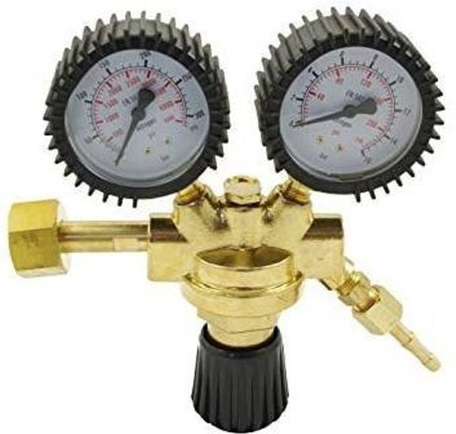 Stickstoff Regler Druckminderer N2 Schlauch 50Bar 1/4 Sae Hochdruck 315bar