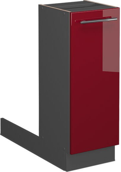 Thumbnail - Vicco - Kücheninsel Fame-Line, Bordeaux Hochglanz, 30 cm ohne Arbeitsplatte