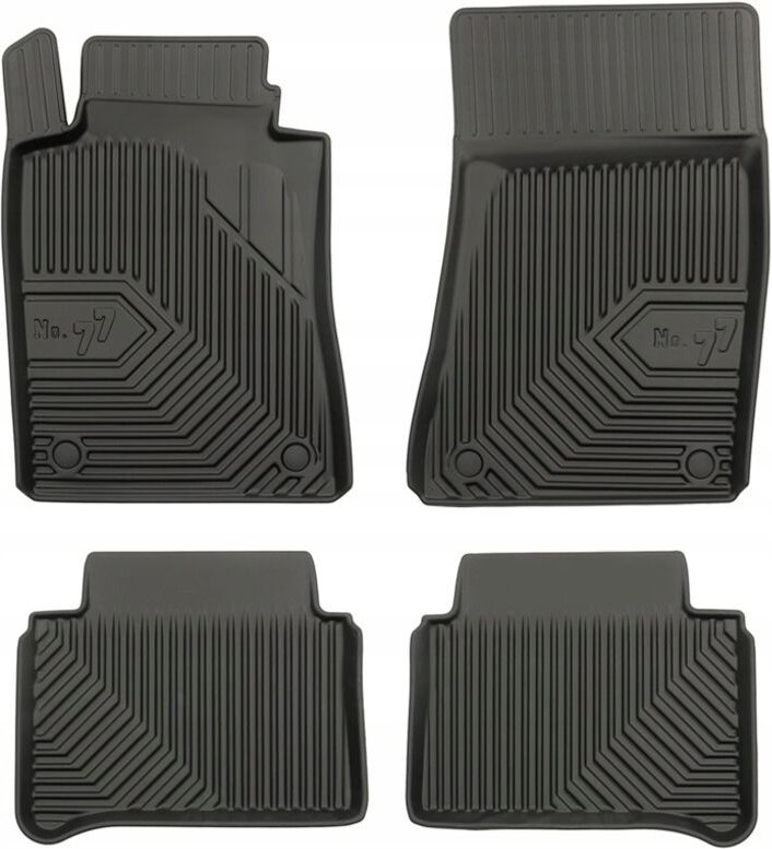 Gummimatten Mercedes-Benz E-Klasse S211 Kombi 2002-2009 KOFFERRAUM 77