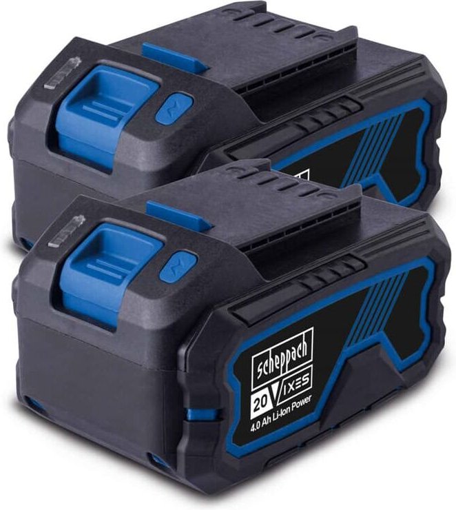 Scheppach - 2x System Akku SBP4.0 4,0Ah Li-Ion passend für alle 20V-IXES Geräte