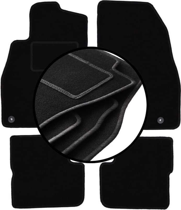 Komplettset Veloursmatten für: Opel Corsa D Schrägheck (2006-2015)