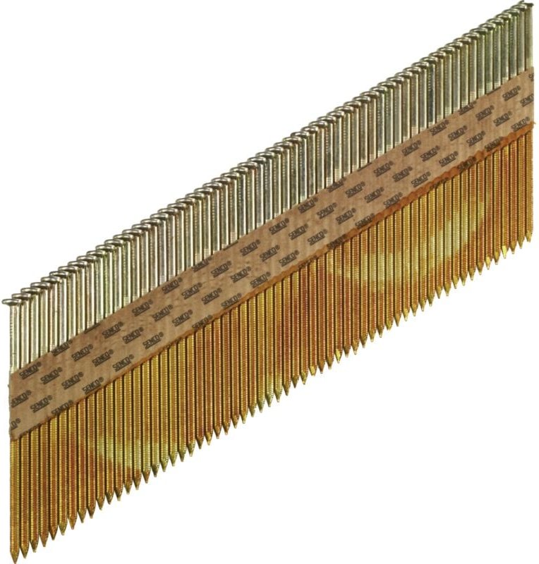 Thumbnail - Packung geriffelte Bandnägel he 3.1 x 70 mm mit 2 Gaspatronen Senco HE56APBKR-FC