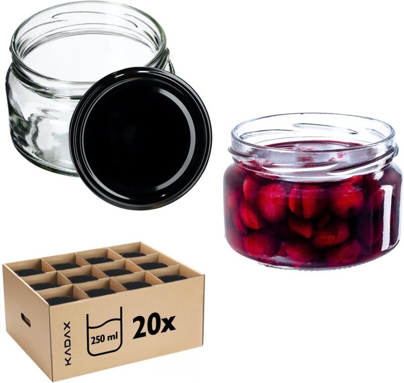 Glas Klara 250ml fi82 TO-250/1 Paket 20 Stück - Kadax