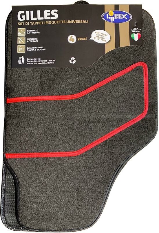 4 regenbogen teppichmatten 14789 - Lubex