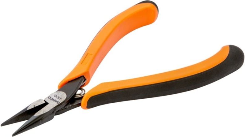 Bahco ERGO Spitzzange mit 2-Komponenten-Griff und abgerundeten Backen 135 mm