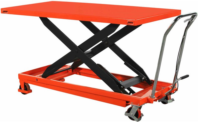 Schefer mobiler Hubtisch SHWL Premium Einfachschere Hublast 1000kg