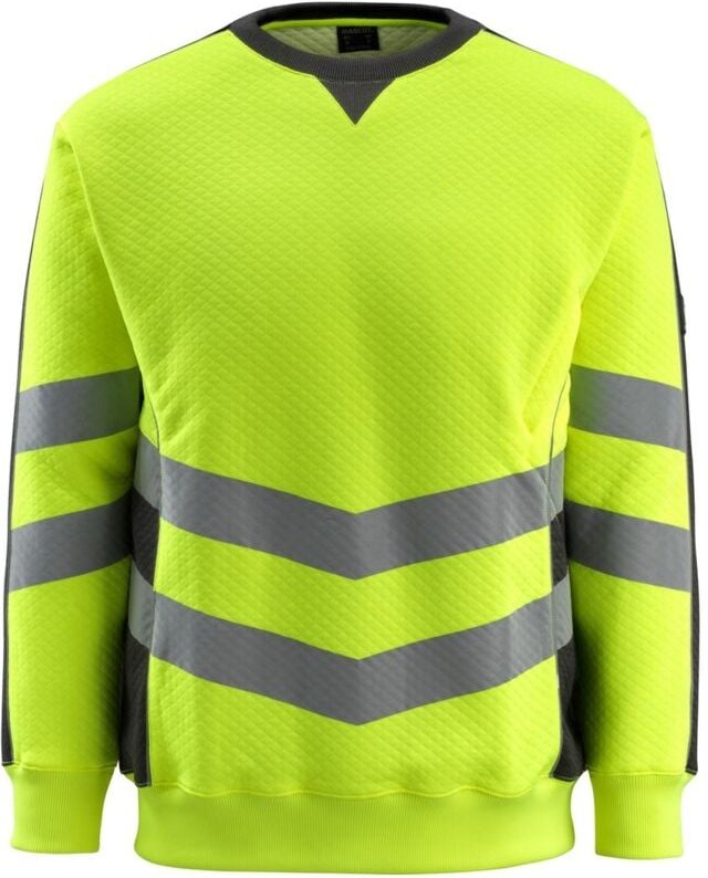 Thumbnail - Mascot Warnsweatshirt SAFE SUPREME Wigton Gr. L warngelb/schwarz