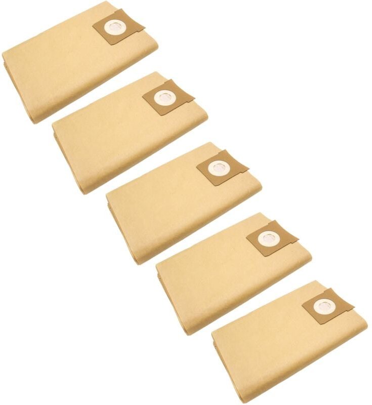 50x Staubsaugerbeutel kompatibel mit ShopVac Euromac v 10, Delta es, Classic 20, Bulldog, Boxer Staubsauger - Papier, 83...
