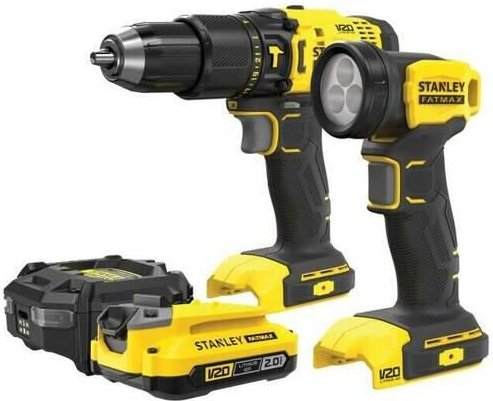 Stanley wkrętarka ud. v20 sfmcd711 50nm 1x2,0ah kufer +latarka sfmck210d1