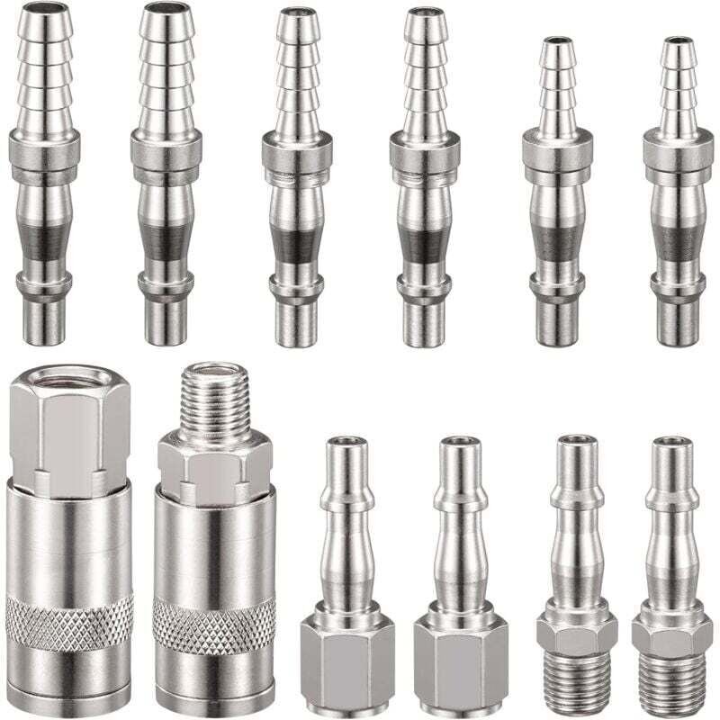 KZQ 10er-Pack Mono-3,5-mm-auf-Stereo-Buchse-auf-Stecker-Adapter 2-in-1 für Handy-Headset, Computer-Headset (schwarz)