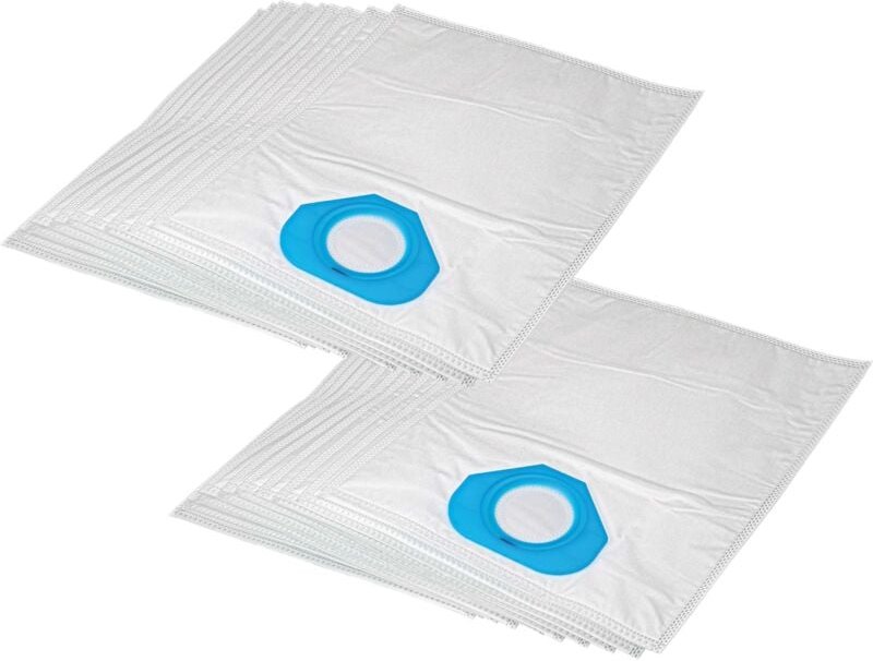 20x Staubsaugerbeutel Ersatz für Nilfisk 82095000 für Staubsauger - Mikrovlies, Weiß - Vhbw