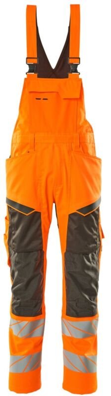 Warnschutz Latzhose 19569-236-1418 Gr. 76C46 hi-vis orange/dunkelanthrazit - Mascot