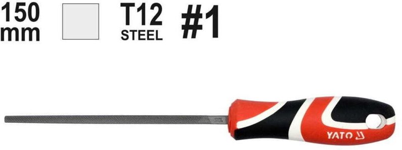 Metallfeile, 150 mm, Nr. 1, quadratisch