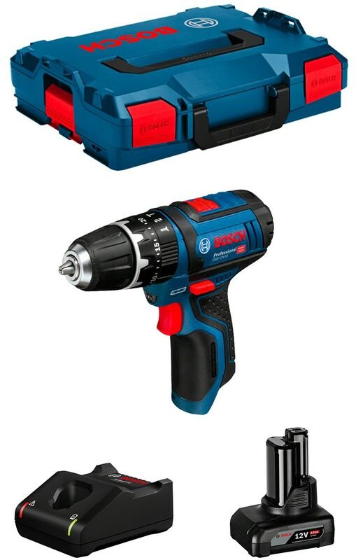 Thumbnail - Schlagbohrschrauber Bosch gsb 12V-15 (1 x 6,0 Ah + GAL12V-40 + L-Boxx 102)