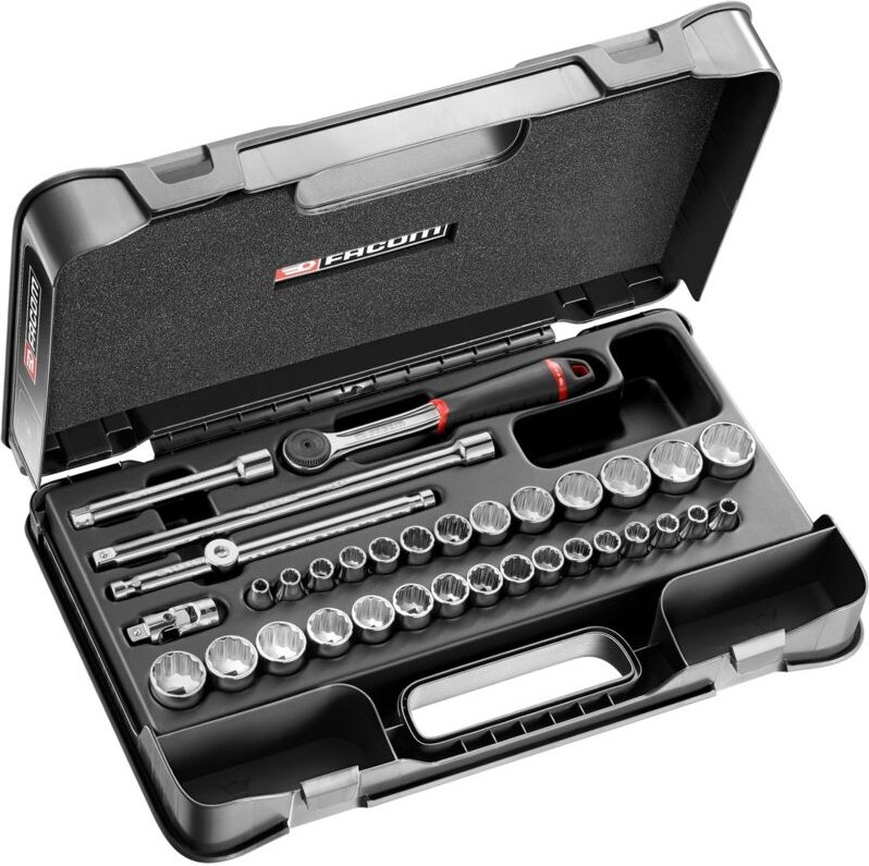 FACOM Steckschlüssel-Set 3/8 J.161B, 34-tlg.