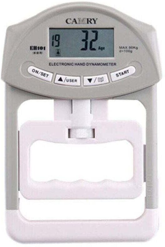 KZQ - Camry Digitaler Griffstärkemesser Dynamometer Automatische Aufzeichnung 200 lbs/90 kg