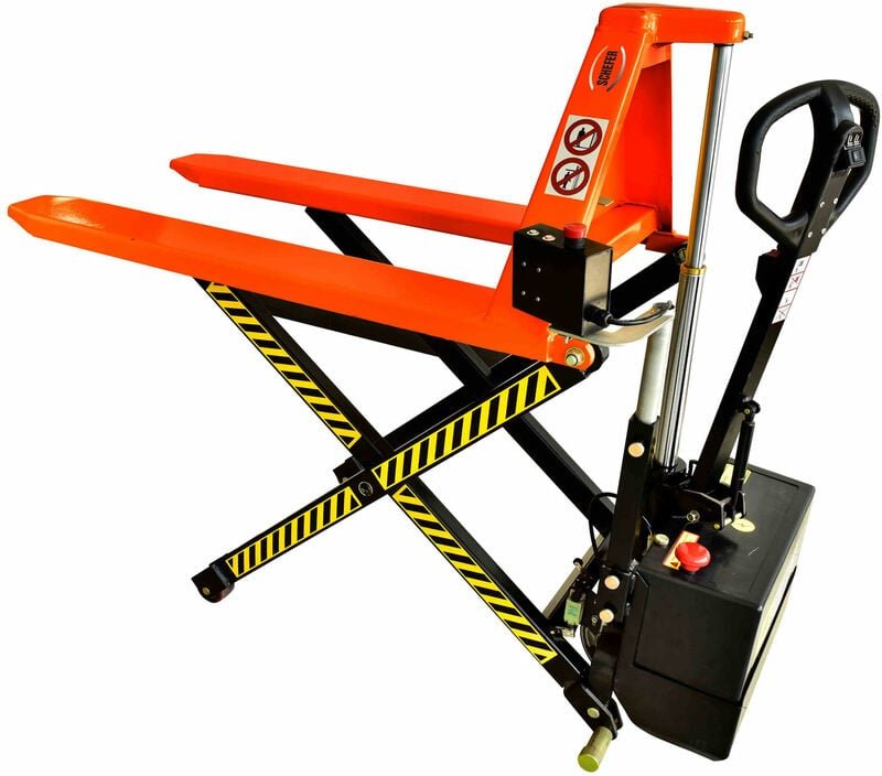 Schefer Scherenhubwagen SHW Primus 15 E mit Positionsendkontrolle Tragkraft 1500kg Gabellänge 1100mm