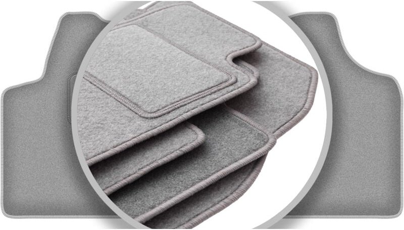 Graue Autofußmatten für: Fiat Scudo II Kastenwagen (2007-2016)