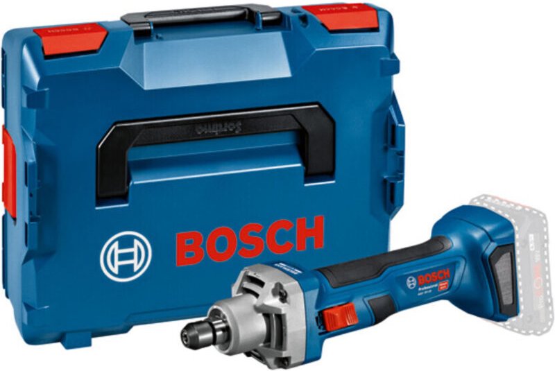 Bosch Akku-Geradschleifer ggs 18V-20, mit 2x Einmaulschlüssel, in l-boxx - Bosch Professional