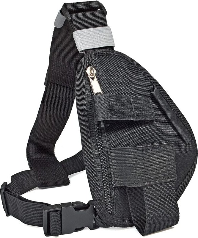 Aiperq - Brustgurt für Funkgerät, tragbare Weste, Brusttasche schwarz mit verstellbarem Gurt, kompatibel mit Baofeng, Mo...