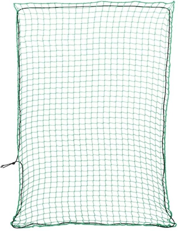 Anhängernetz mit Gummiseil Grün 4x3 m pp Vidaxl