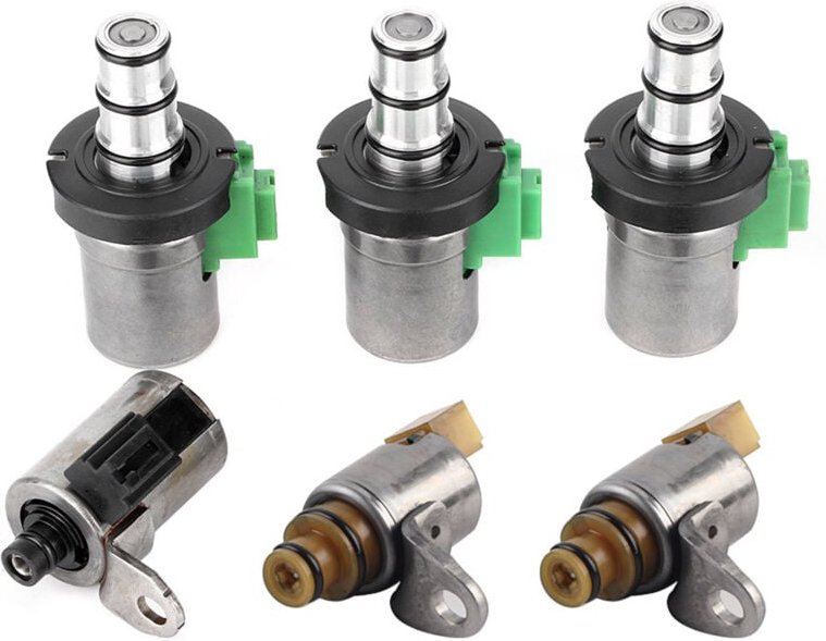 SUNXURY 6 teile/satz Getriebe Magnetventil Fit für FORD Focus 1998-16 4 SP FWD 1.8L 2.0L 4F27-E