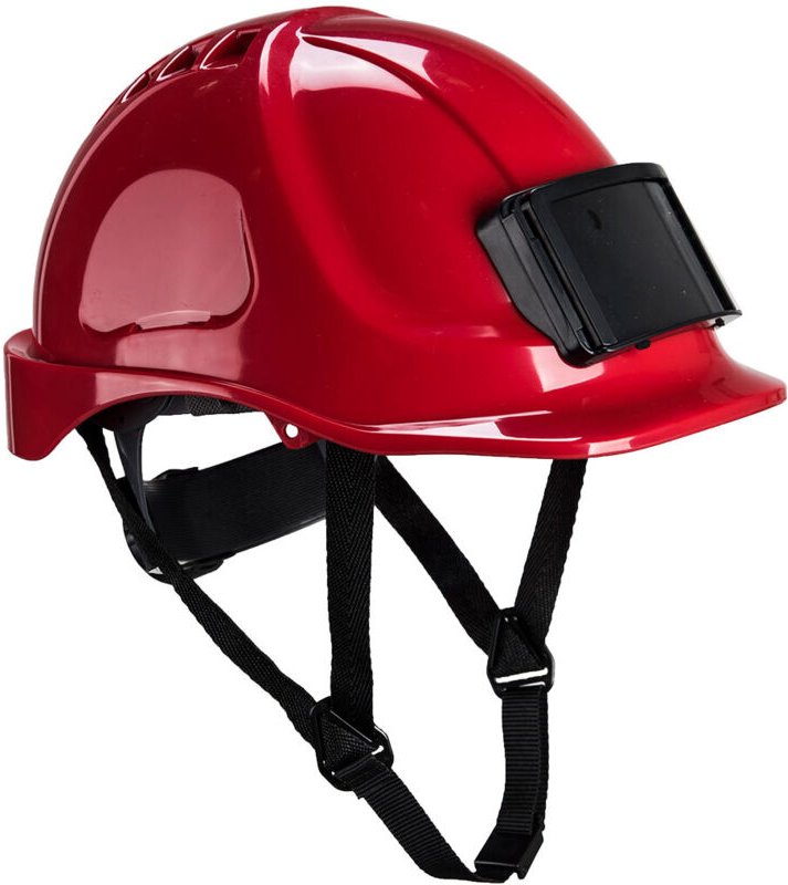 Endurance-Kopfhörer mit Badge-Halterung Rot