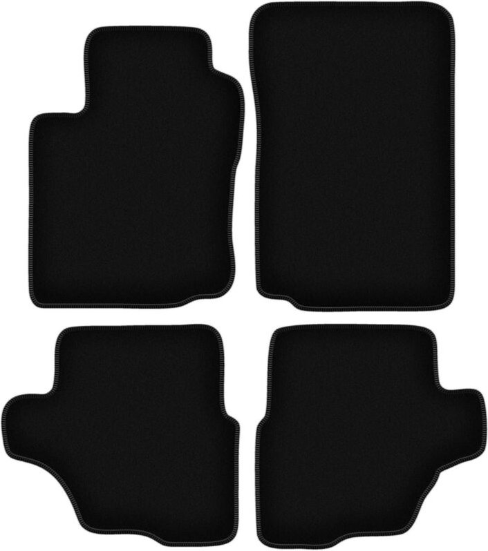 BASIC schwarze Veloursmatten für: Suzuki Granr Vitara I 3-Türer (1998-2005)