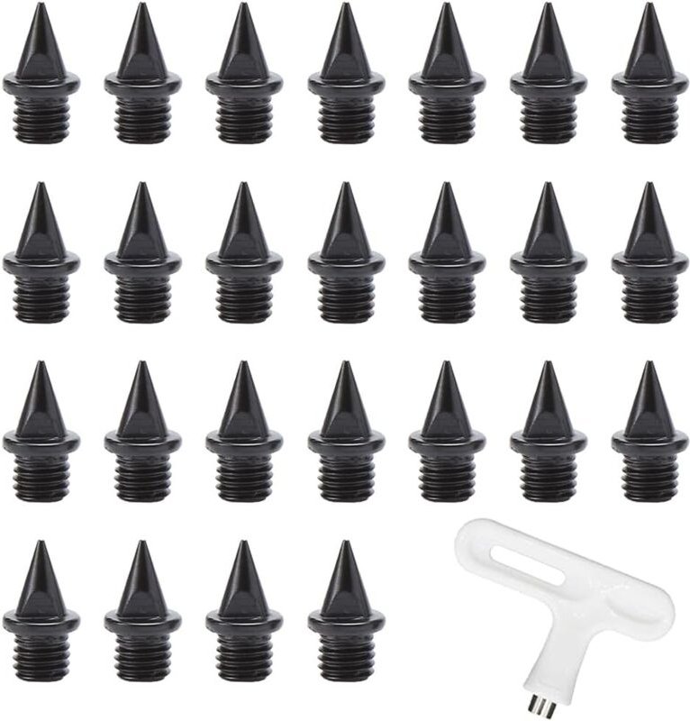 Spikes für Sportler für Leichtathletik, Ersatz-Schuhspikes, Leichtathletik-Spike, Ersatzspikes für Leichtathletik, 25 St...