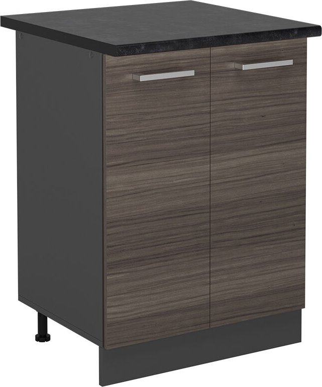 Thumbnail - Küchenunterschrank R-Line, Edelgrau, 60 cm , AP Anthrazit, Vicco