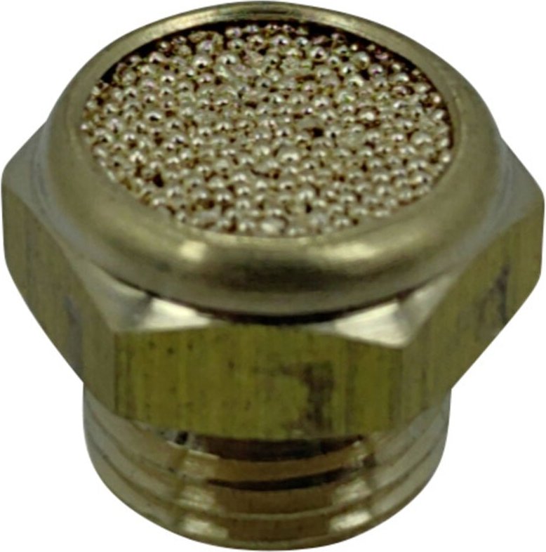 Druckluft-Schalldämpfer TC-12770324 Außengewinde G1/8' 15 bar Messing 1 St. - Tru Components