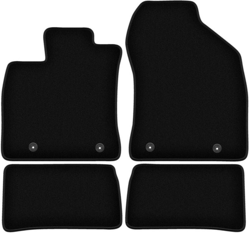 BASIC schwarze Veloursmatten für: Lexus CT 200H Fließheck (2010-2020)